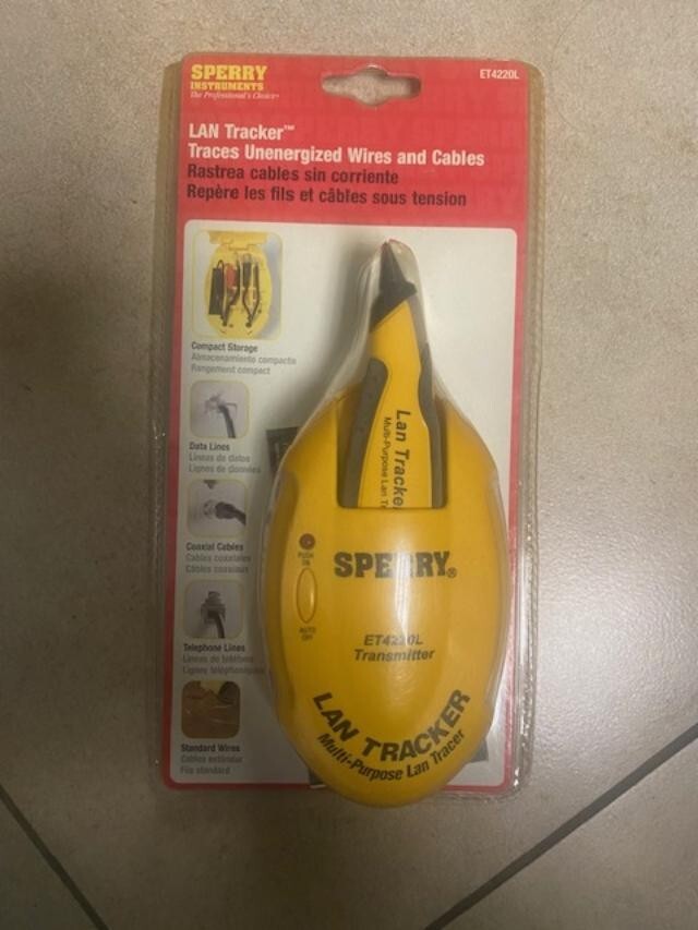 Sperry Instruments Multi-Purpose LAN tracker  ET4220L Brand New