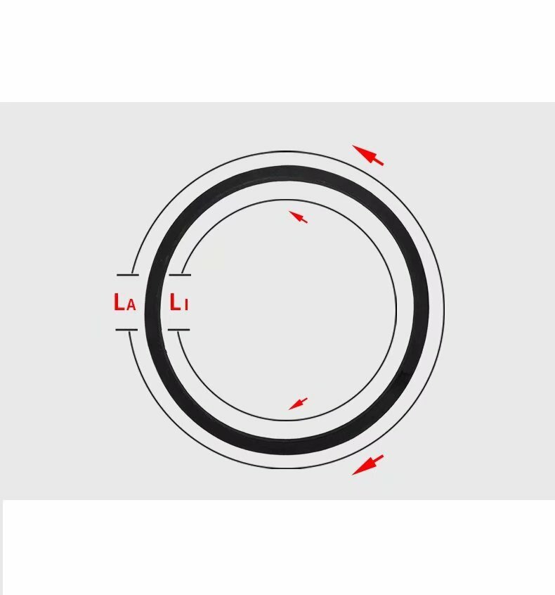 B 1000 Li Inside Circumference 17mm Width 11mm Height Rubber V-Belt Wrapped