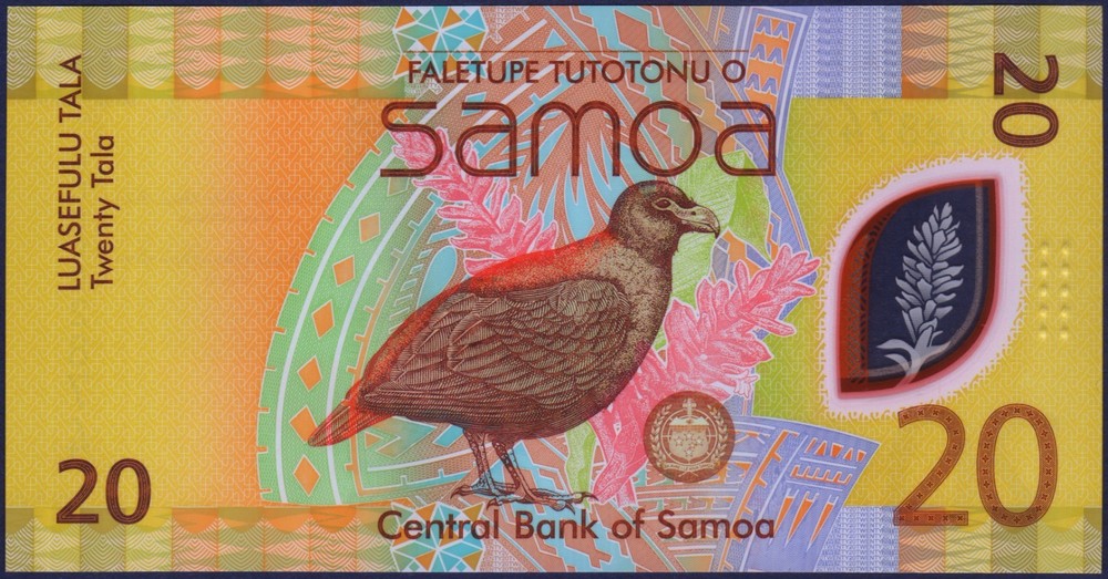 SAMOA - P49a - 20 Tala - First prefix CC - POLYMER - 2023 / 2024 - UNC