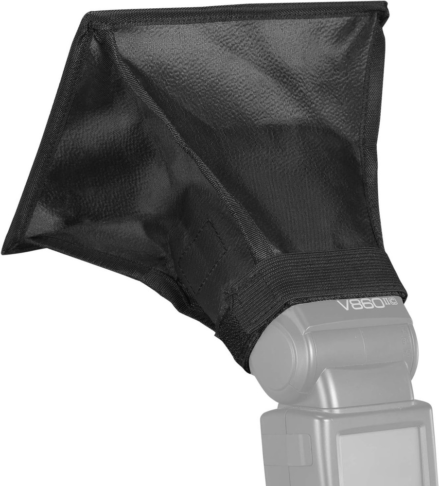 6"x7" Collapsible Mini Softbox – Universal Flash Diffuser with Storage Pouch