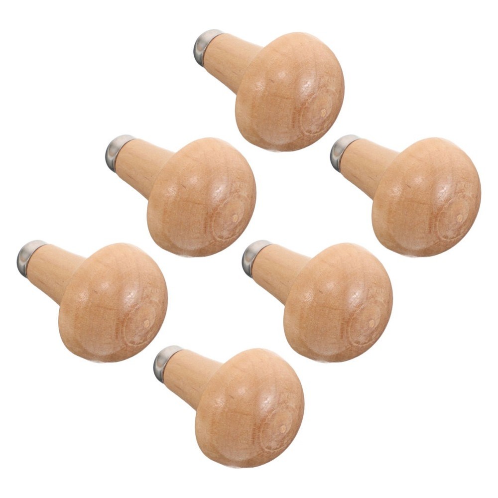 6 Pcs File Replacement Accessory Handles for Hand-operated Tools