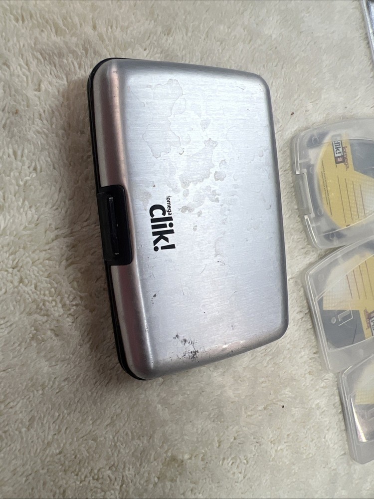 Iomega Click 40! Bundle - UNTESTED sold AS IS