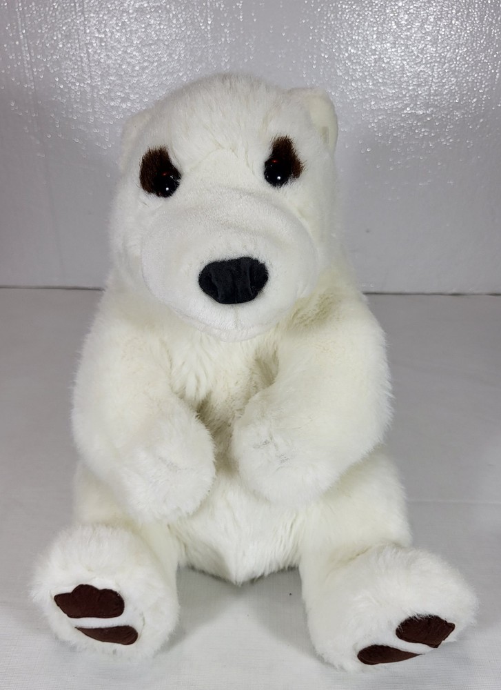 Polar Bear Plush Hand Puppet, Dakin Possibly, 13"