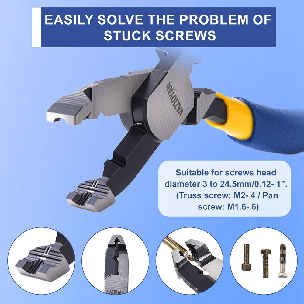 Screw Extractor Pliers Multi Function Stripped Broken Rusted Screw Removal Tool