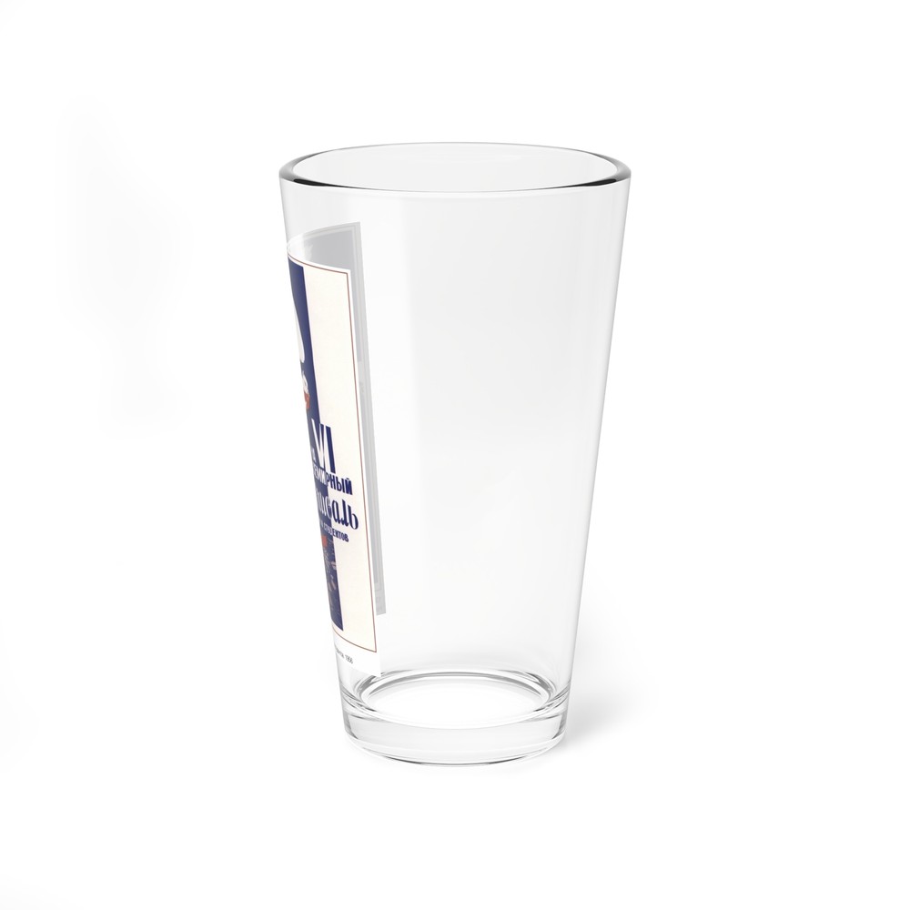 Soviet Era Poster 424 - Pint Glass 16oz