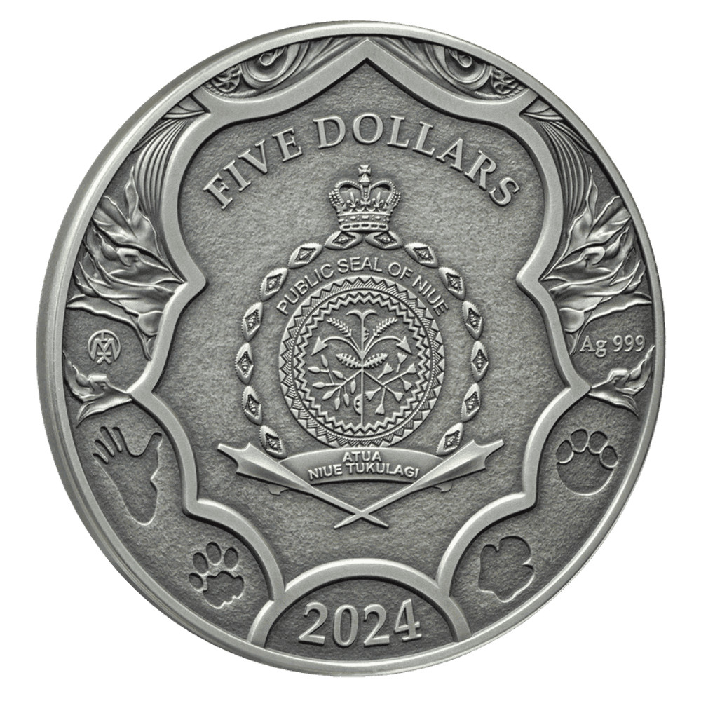 2 oz Silver ELEPHANT Save the Powers Coin 2024 Niue