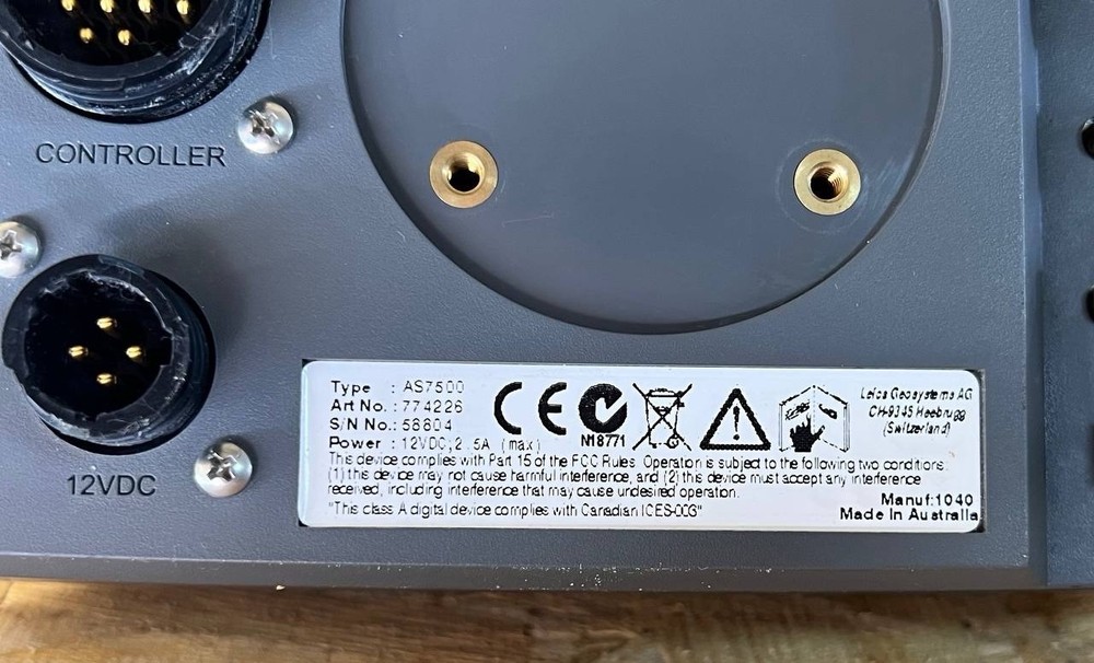 Leica Rinex AS7500 Auto Section Controller