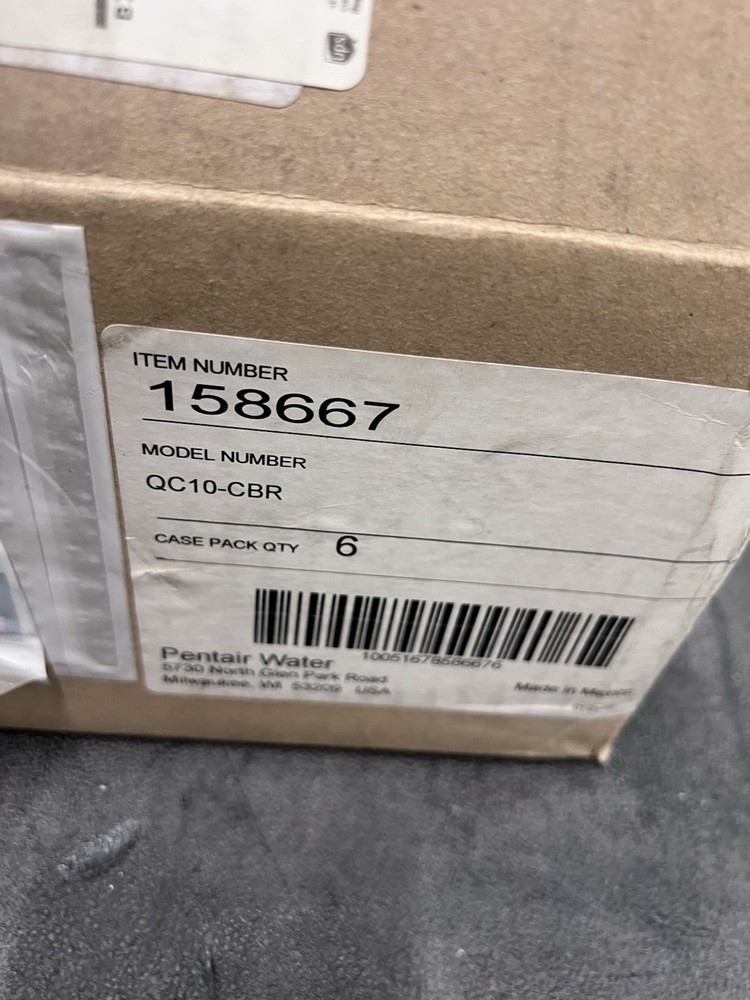 One Pentek QC10-CBRR Quick Change Premium Undersink Water Filter Cartridge