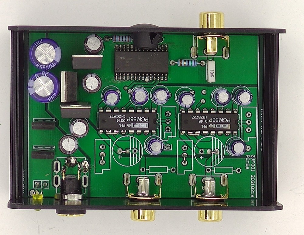 Hifi PCM56 DAC Premium Audio Decoder Machine Assembled DC 18-24V Powered