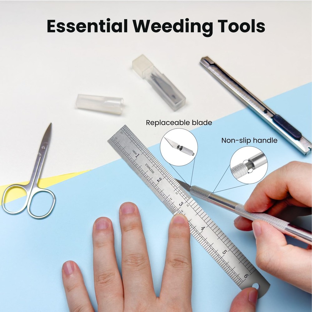 27 PCS Vinyl Weeding Tools Kit Premium Crafting Tools Basic Set for Cameos