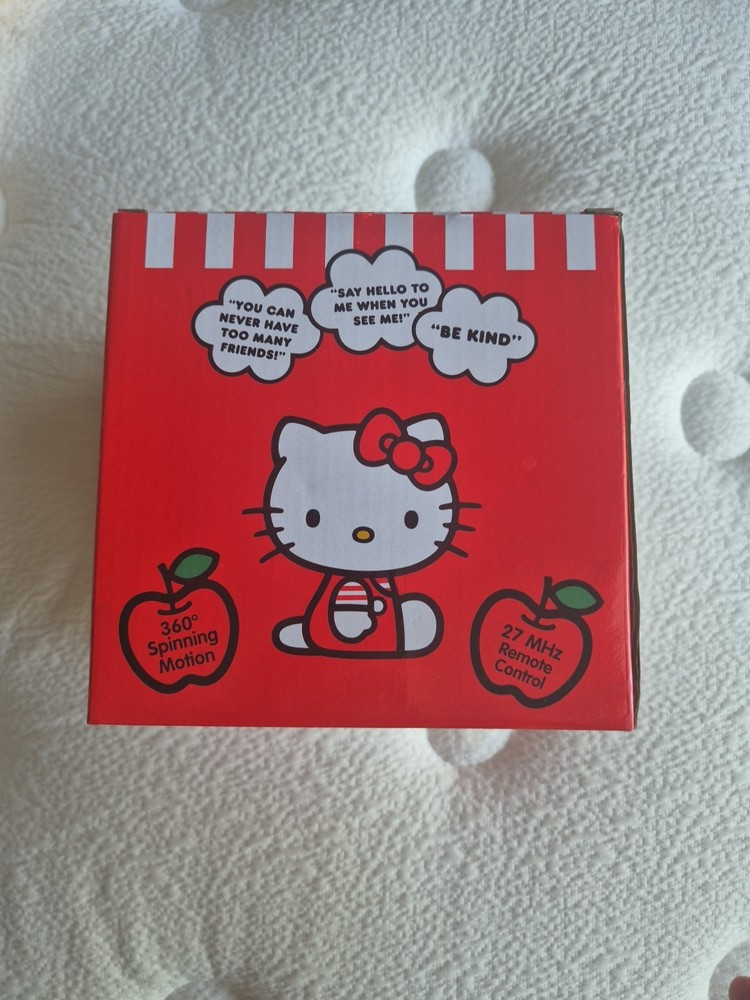 Hello Kitty Remote Control Driving Teacup Car 360° Spin Red White Ages 8+