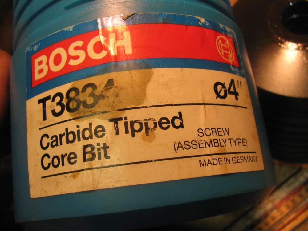 Bosch T3834 4" Core Bit for Hammer Drill