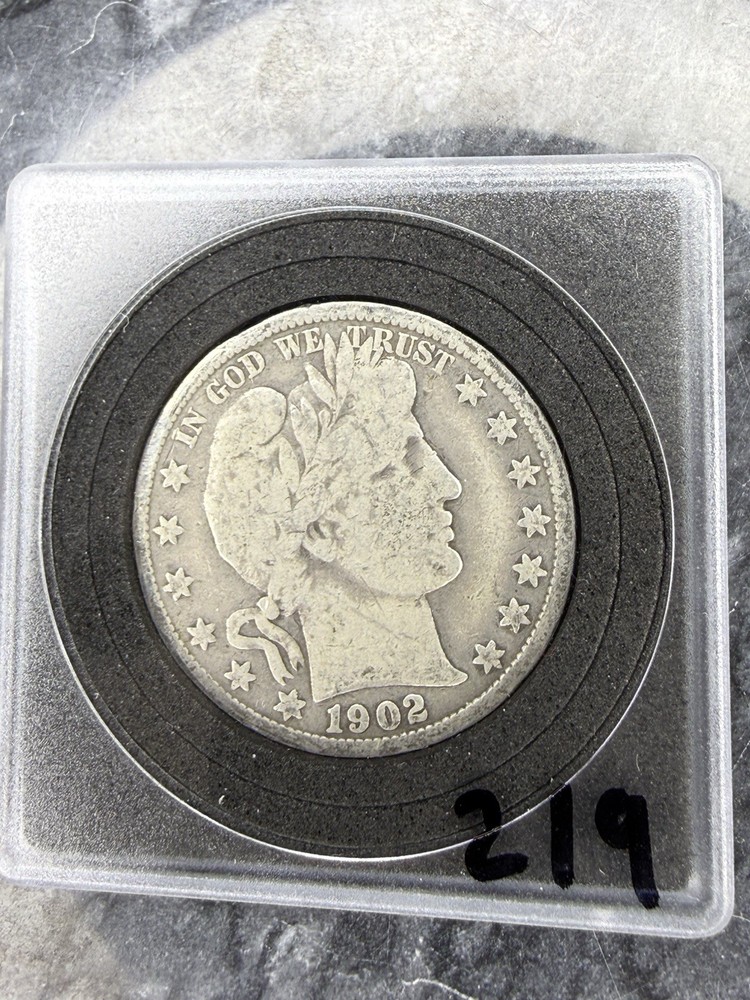 1902 Barber Half Dollar #219