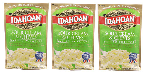 Idahoan Sour Cream & Chives Mashed Potatoes 3 Pack