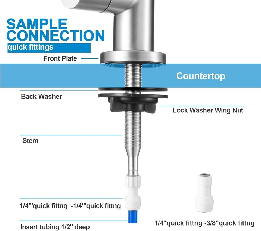 Under Sink Water Filter - Water Filter kit for Home Bar and Bathroom,Highly E...