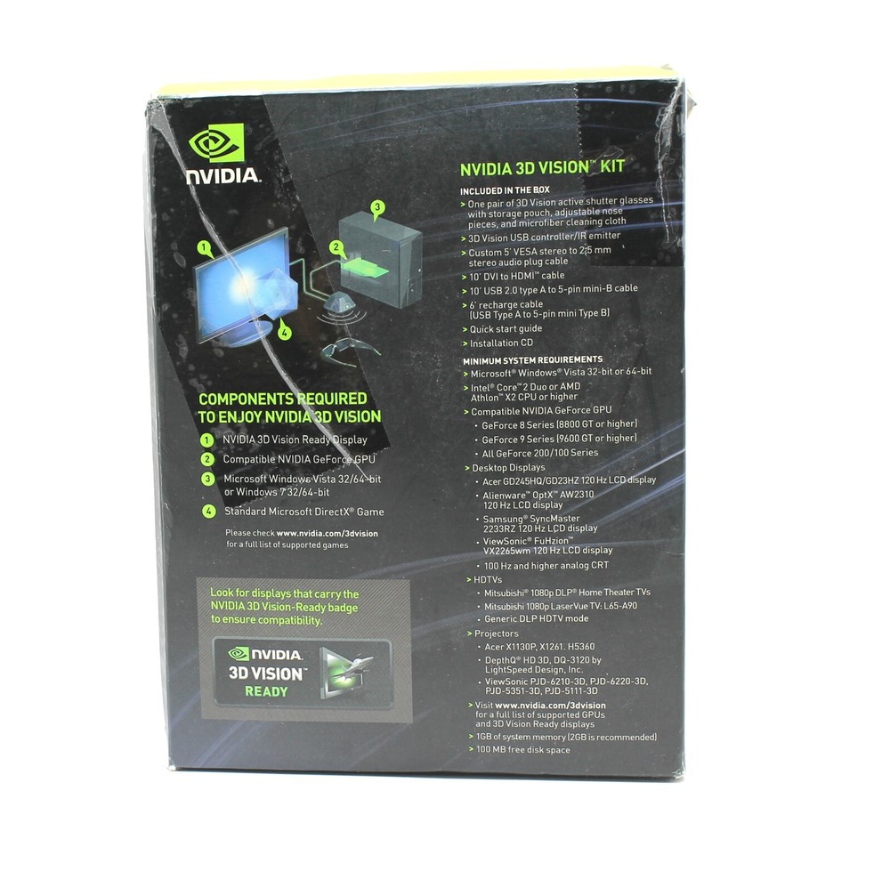 Nvidia Vision 3D Kit (New, Boxed)