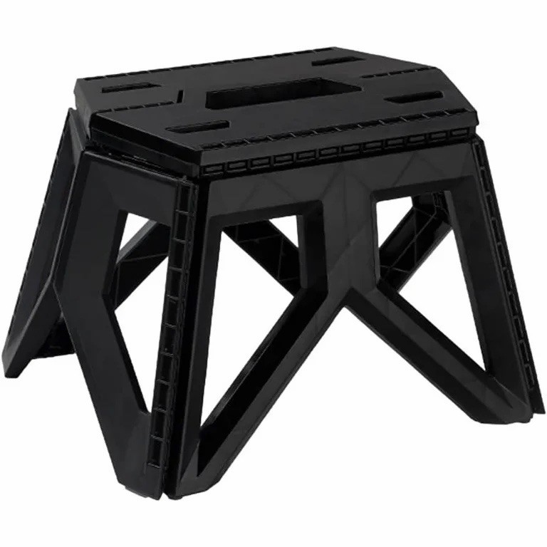 Portable Folding Stool Compact PP Step Stool for Camping Construction Travel