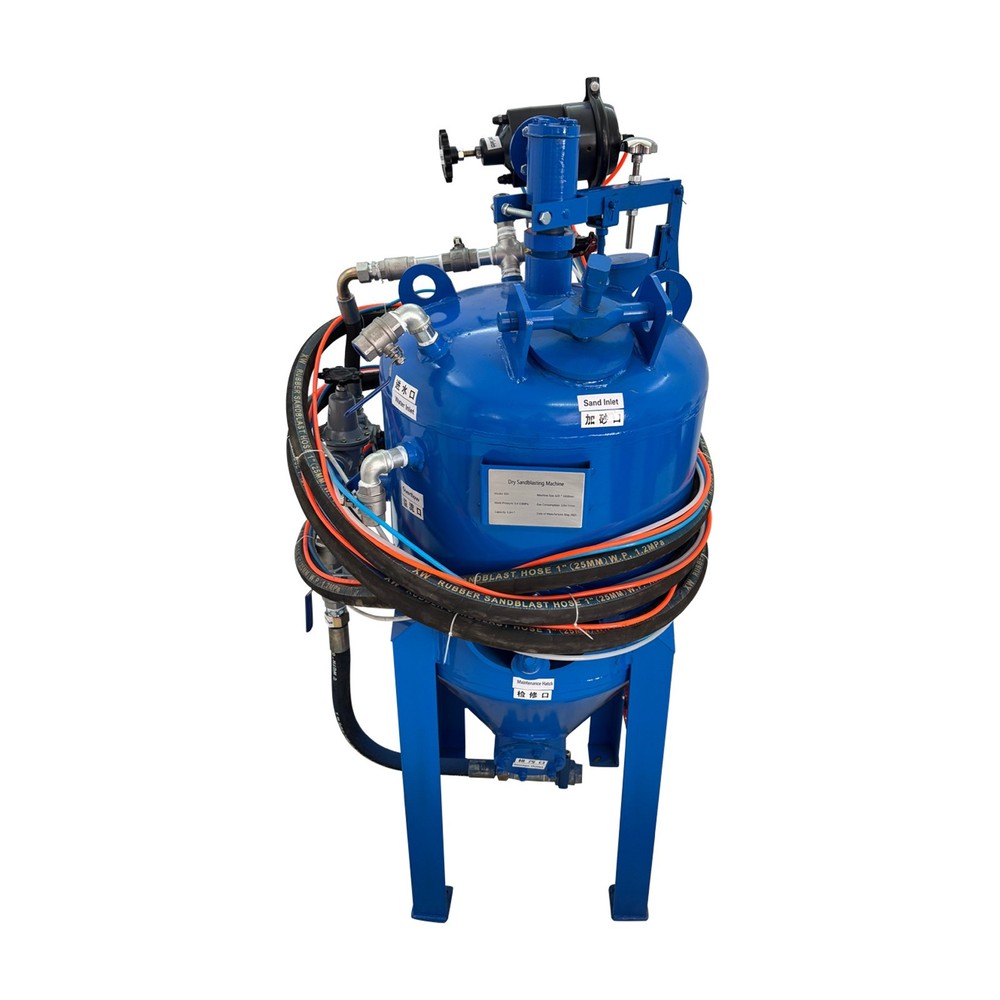 Dry Wet Dual-use Sandblaster 620-Type Mobile Rust Removal Sandblasting Machine