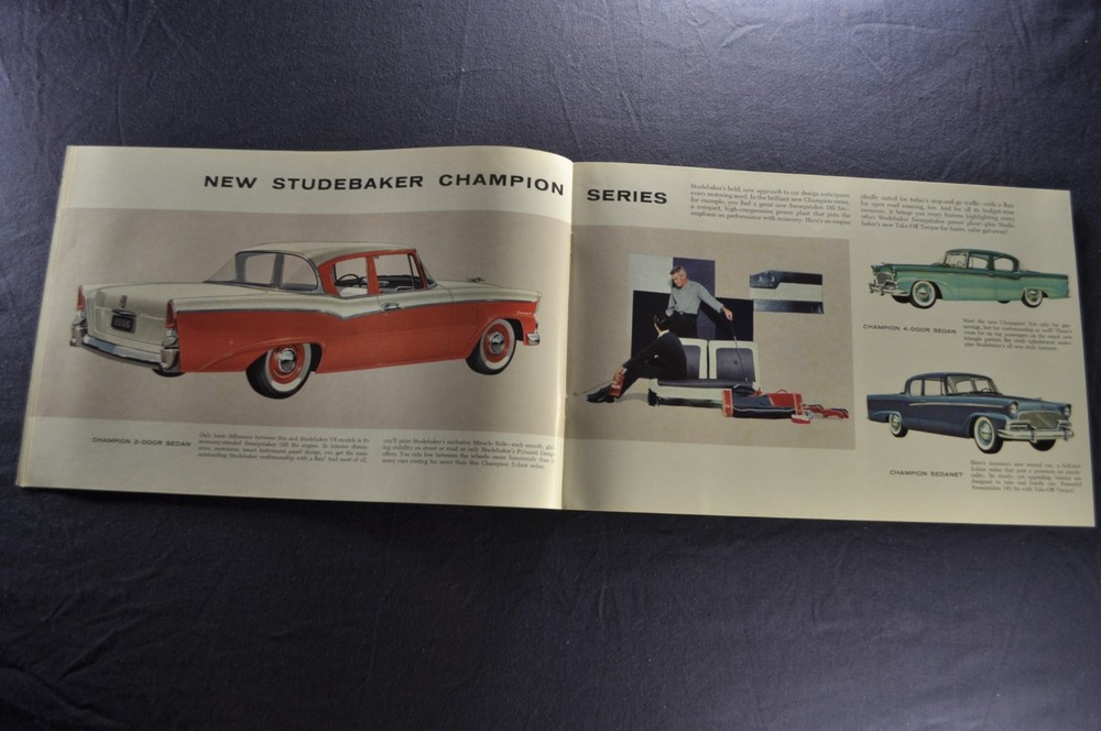 1956 Studebaker Brochure Hawk President Commander Champion Nice Original 56