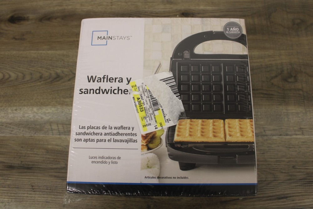 Mainstays Waffle And Sandwich Maker