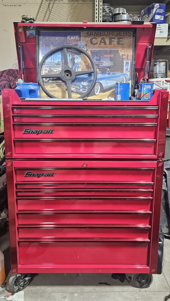 Snapon Tool Box Candy Apple Red