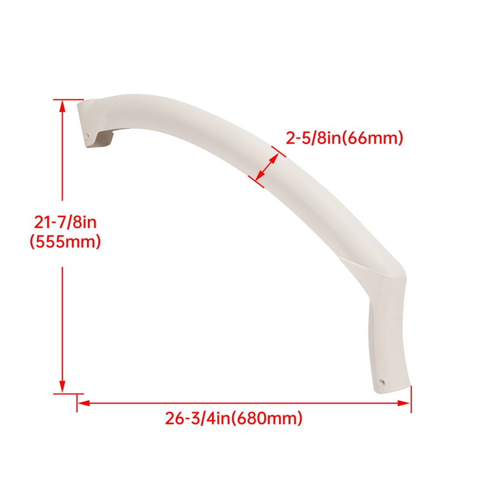 Above Ground Swimming Pool Step Handrail Polypropylene For BiltMore Handrail