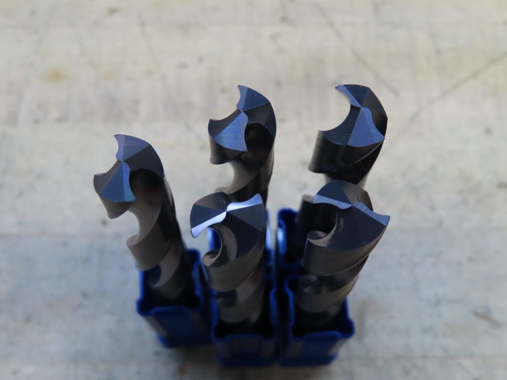 GARR 12.00mm (.4724") solid carbide drill 2fl H/P 5XD AlTiN-based