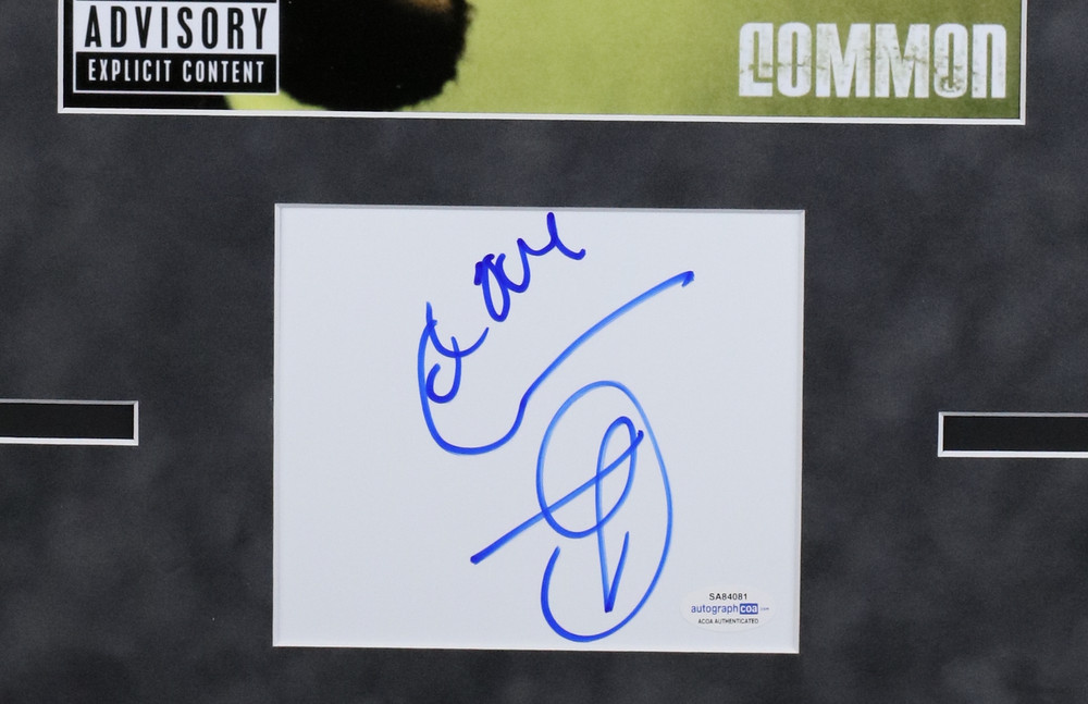 Common "Be" AUTOGRAPH Signed Photo Custom Framed 16x20 Matted Display ACOA