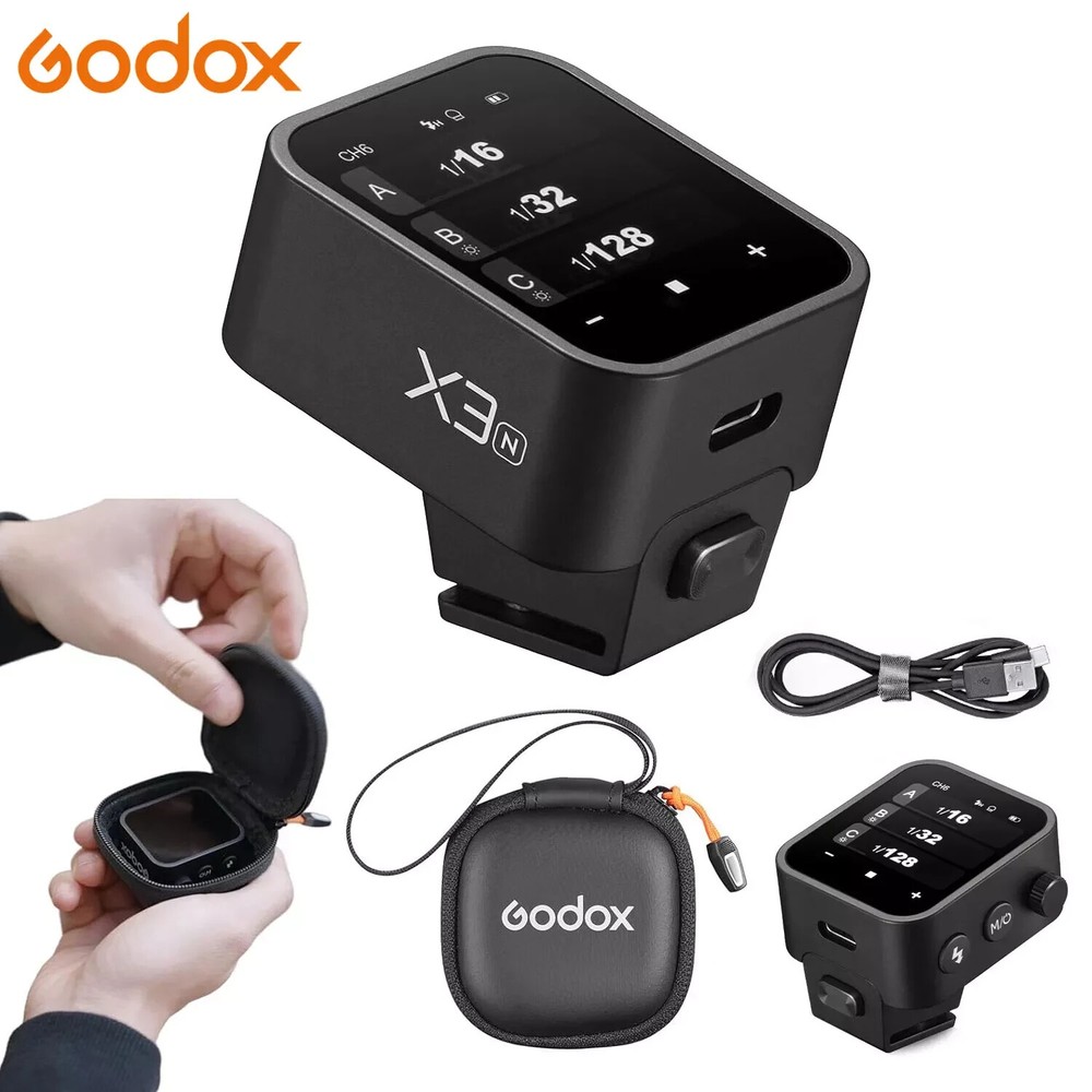 Godox X3 X3-N X3N TTL HSS Wireless Flash Trigger Transmitter for Nikon Camera