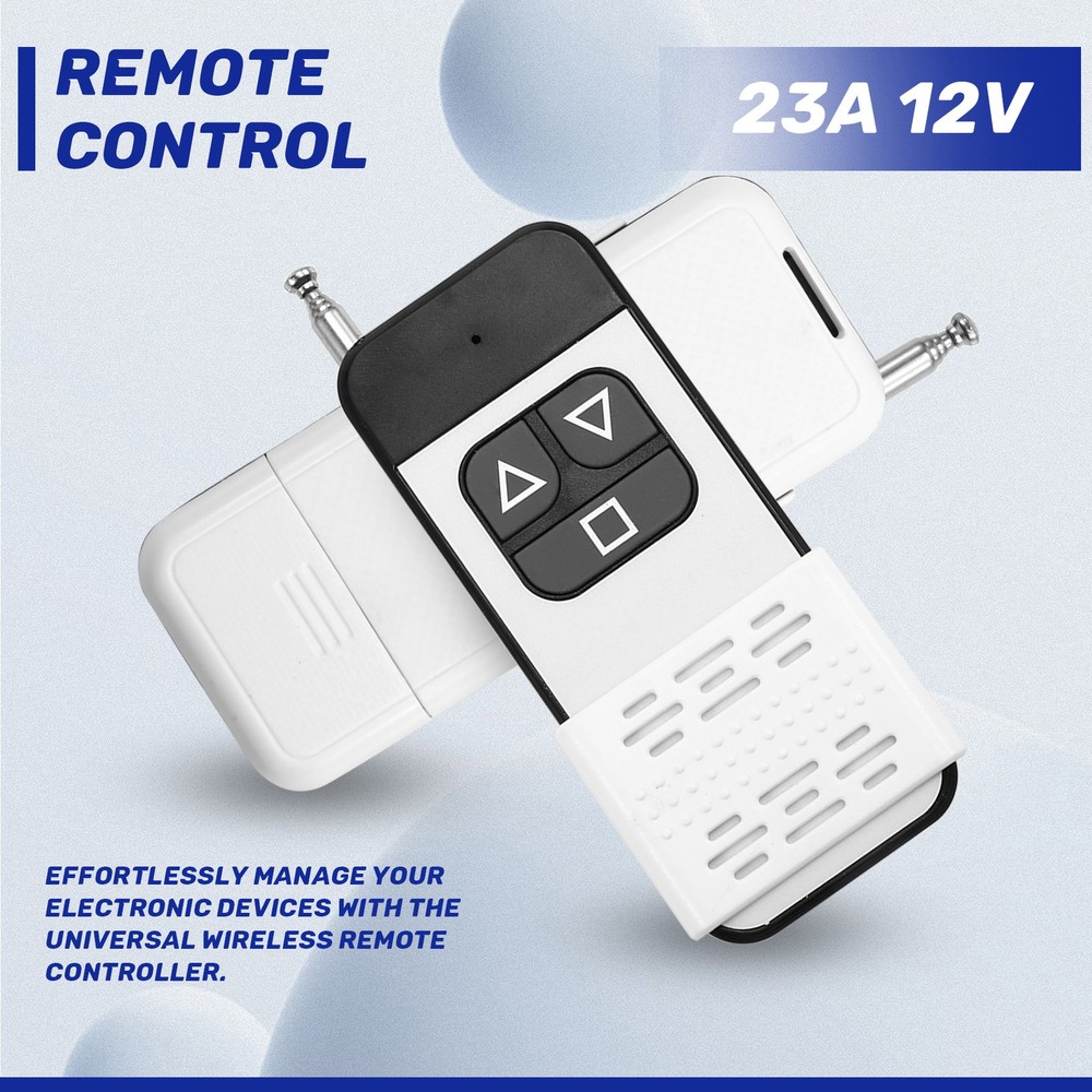 2Pcs 433Mhz Universal Remote Control 3 Buttons 1000M Transmitter Device4302