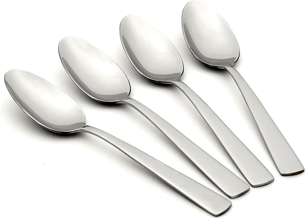 Everyday Flatware Nocha Dinner Spoons,Sier