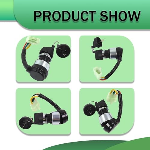 5 Pin Ignition Key Switch with 5 Wire Replacement for Go Kart Dune Buggy ATV
