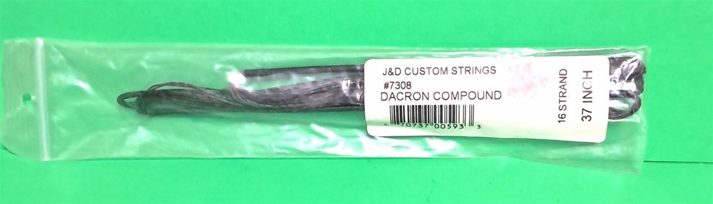 New J&D Custom Strings Teardrop Compound Bow Replacement String - 37" 16 st B50