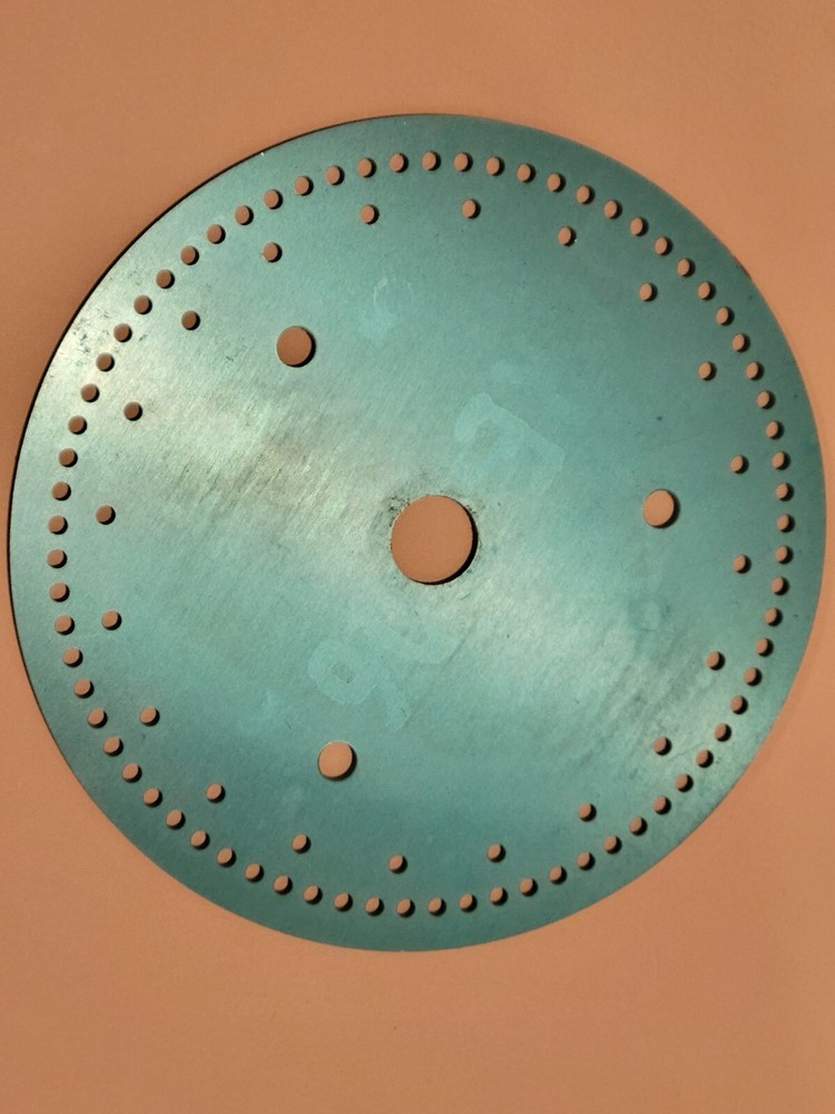 Alisam engineering 7 inch diameter plate .75 inch spindle