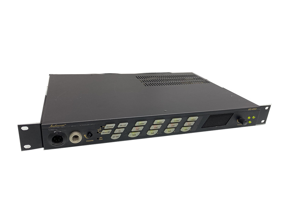 TELEX RTS MS-4002 4-Channel Main Station for Wired Intercom System