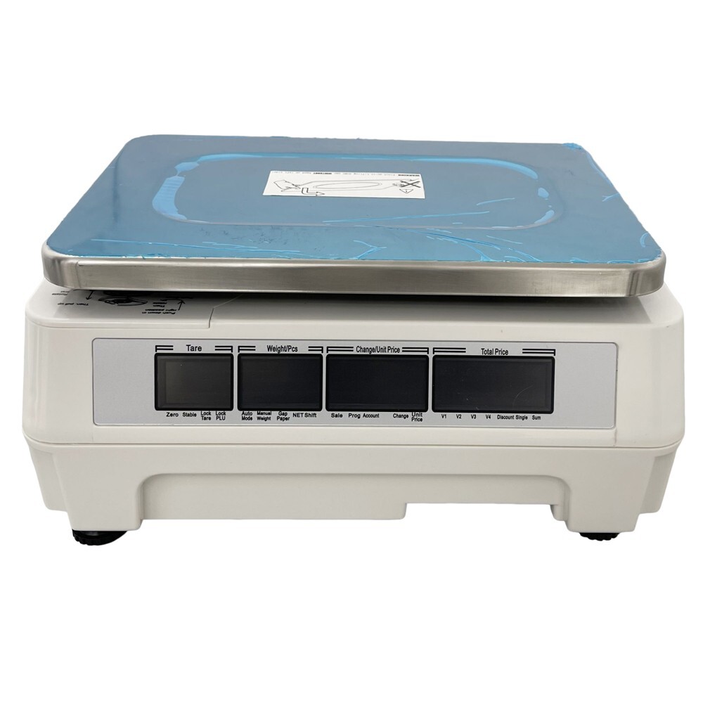 110V Print Electronic Scale Digital Price Computing Scale Thermal Printer 66 lbs