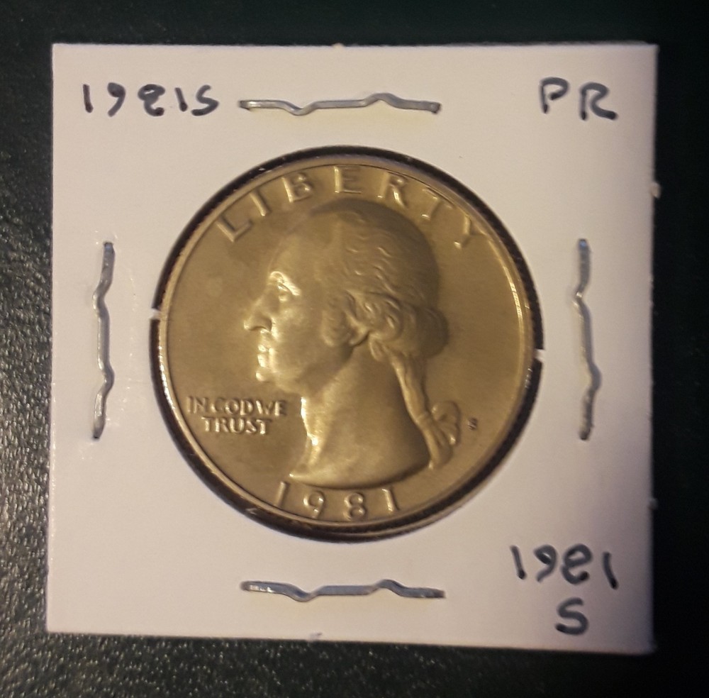 1981S Washington Quarter