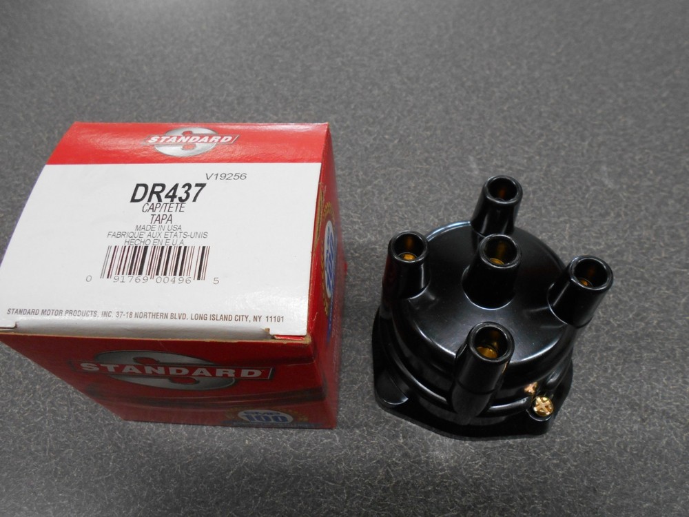 Standard DR437 Distributor Cap with Brass terminals, NOS!