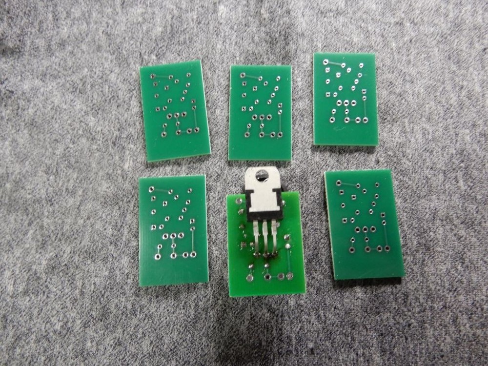 RF Keying circuit five bare boards, one assembled unit