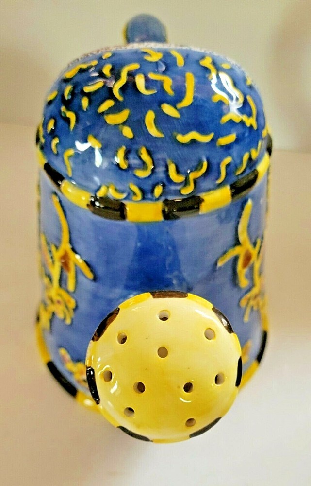 CERAMIC SPRINKLER BLUE & YELLOW