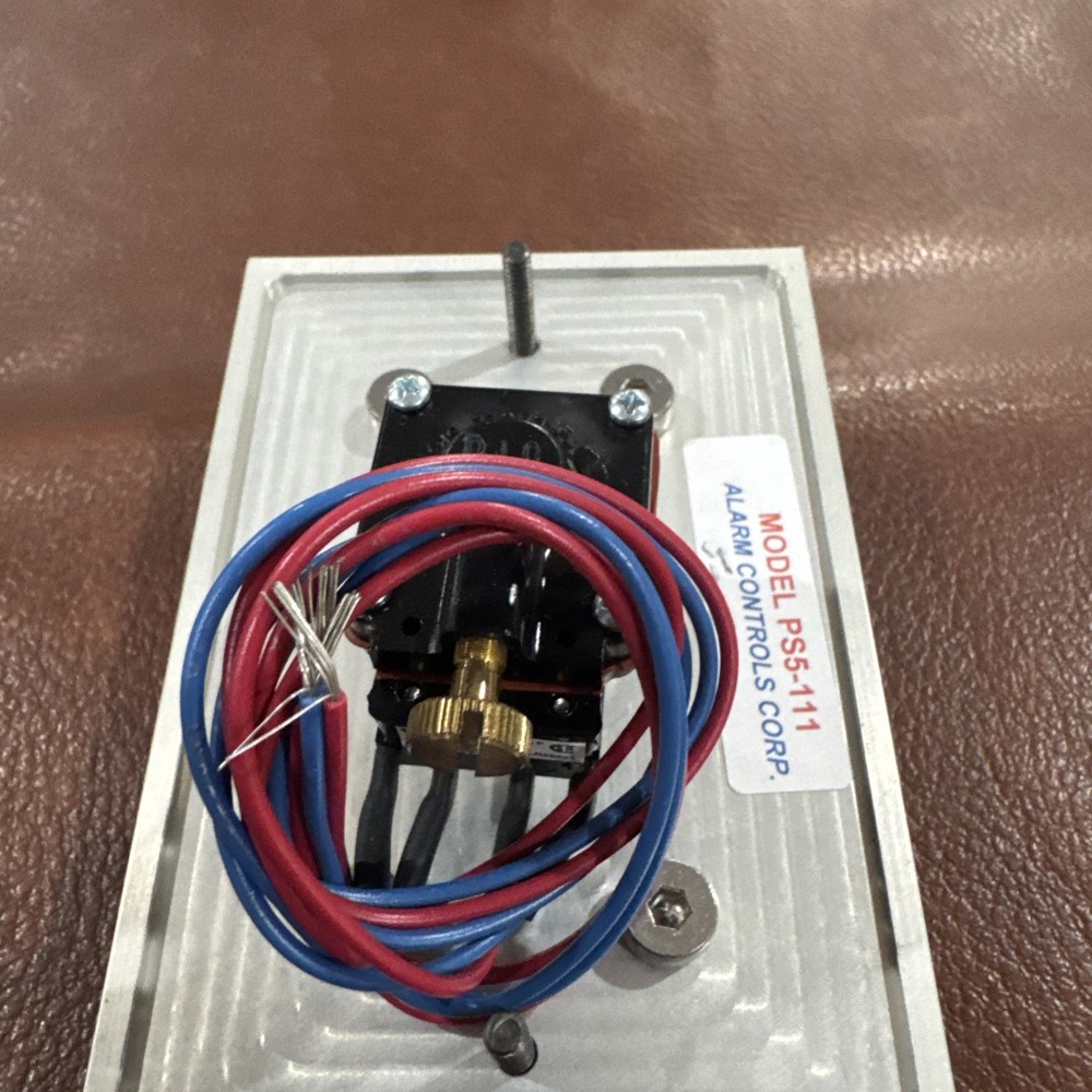 Alarm Controls Push to Exit Single Gang Pneumatic Time Delay Switch PS5-111