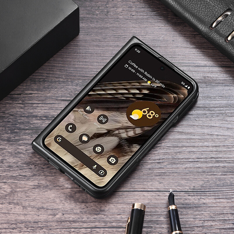 For Google Pixel Fold Shockproof Leather Mag Safe Case Slim Protective Cover