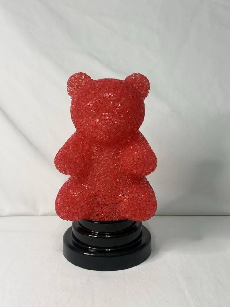 Battery Powered RED Gummy Bear Table Night Light