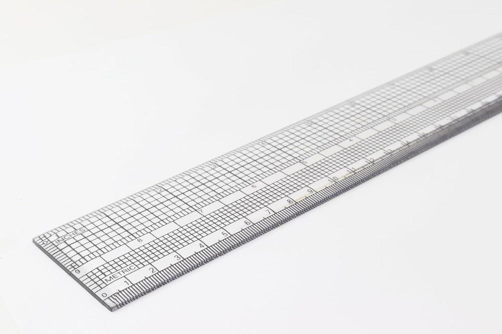 18" Gridding Scale Clear Acrylic Ruler cm & inch Tailoring Pattern Drafting Tool