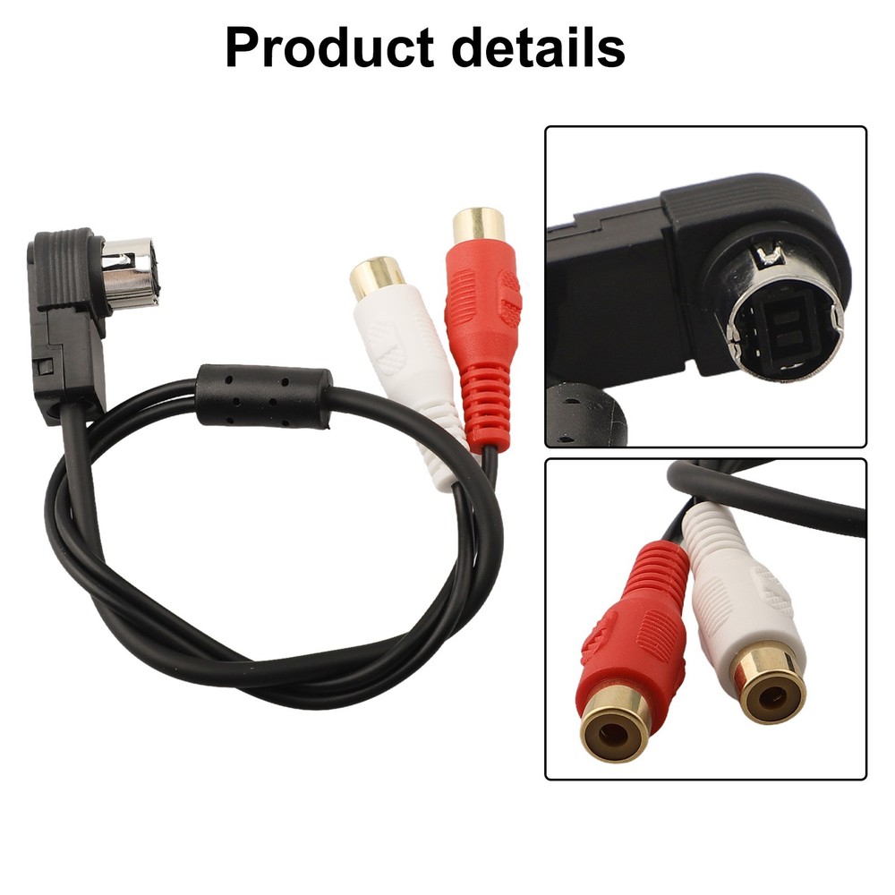 Car Audio System Aux Input Car Audio Cable Quick Installation Wear-resistant
