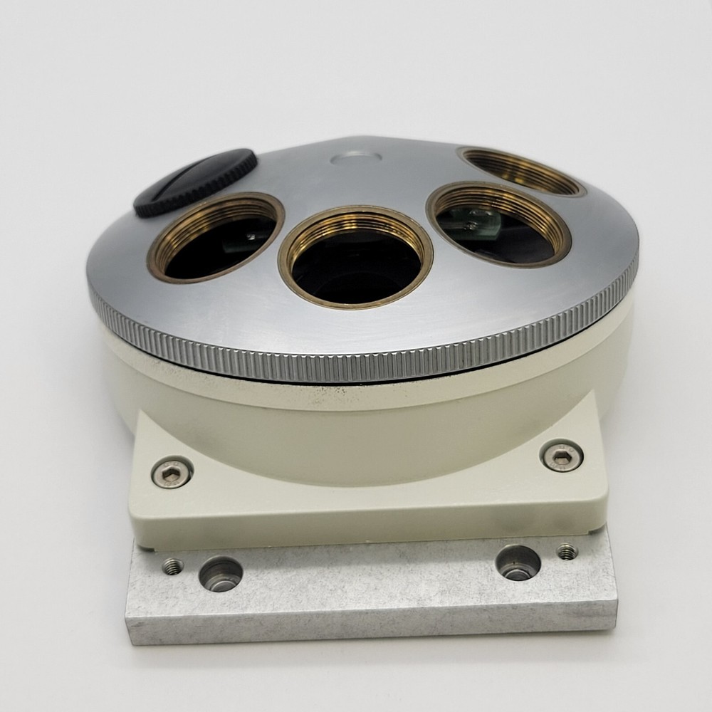 Leitz Leica Microscope DMRBE Coded Nosepiece 7 Position Turret