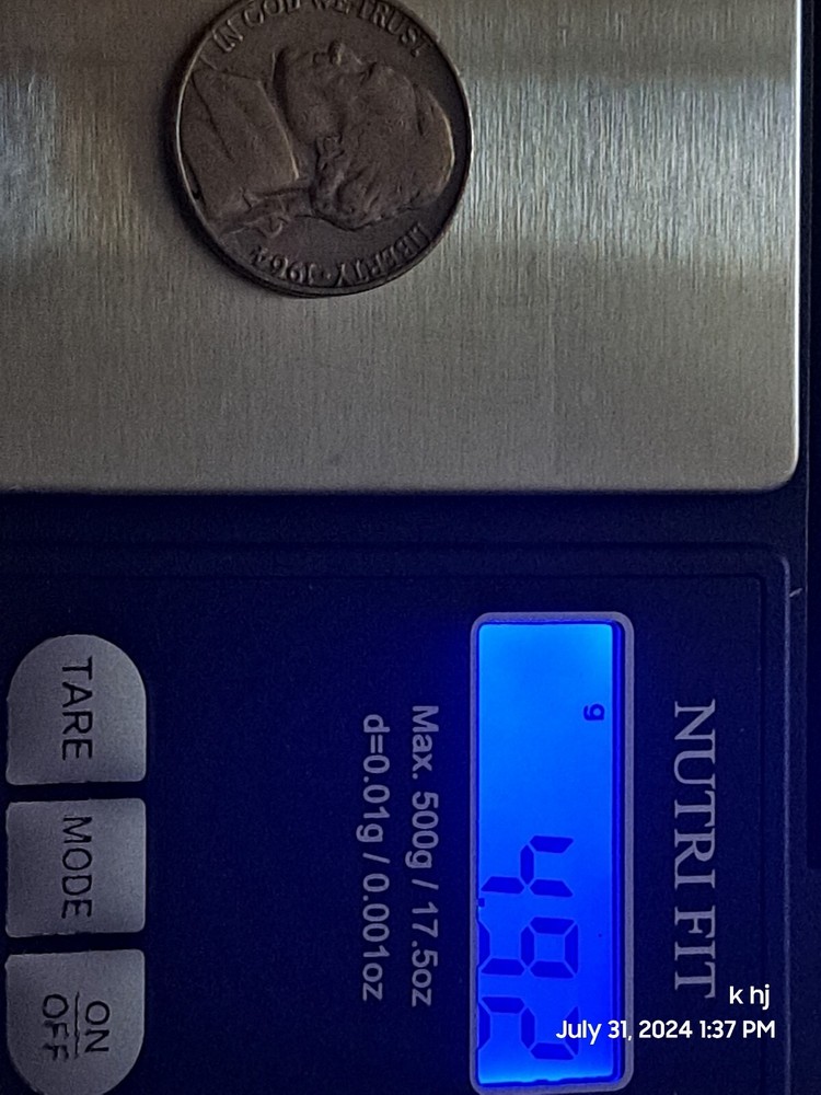 1964 nickel d mint mark Rare With Errors