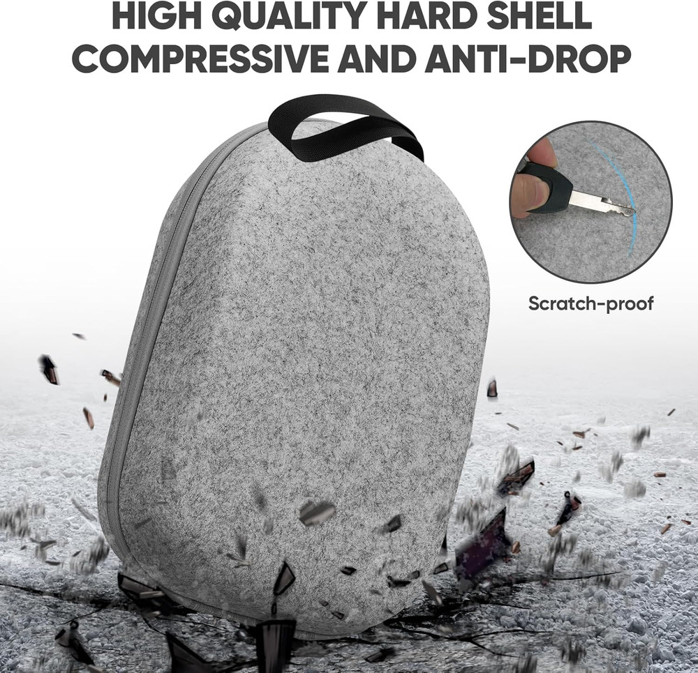 Carrying Case for Meta Quest 3S/Quest 3/Quest 2, VR Headset, Controller, Offical
