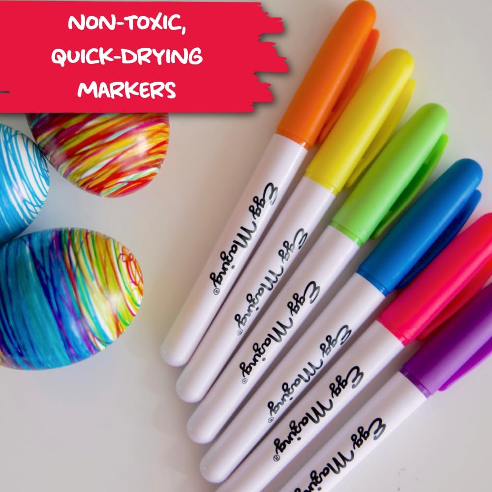 EggMazing Easter Egg Mini Decorator Kit Arts and Crafts Set Includes Egg Dec...