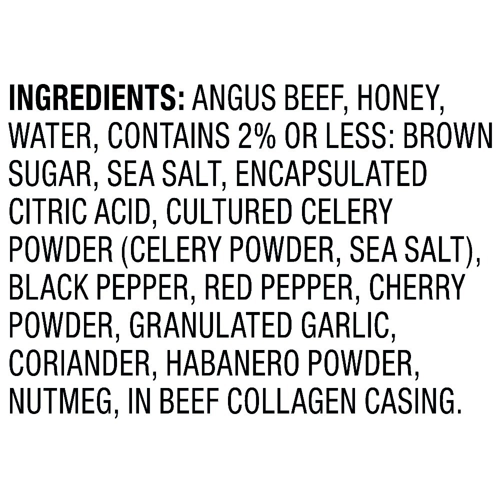 Hot Honey Beef Sticks, 8 oz